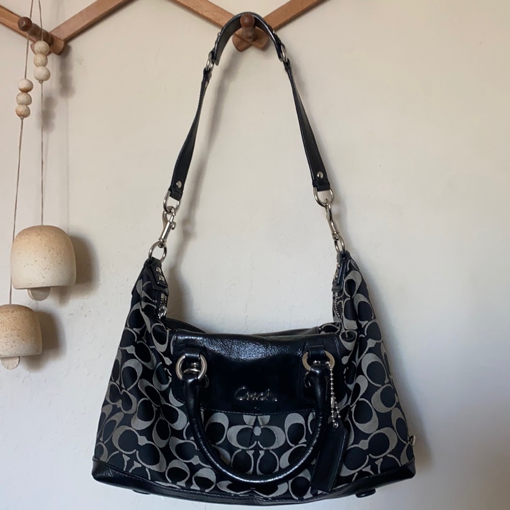 Coach Ashley Signature Satchel Shoulder Bag